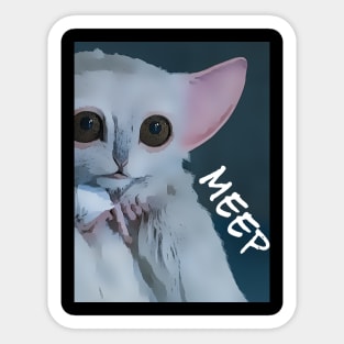 The Meep Sticker